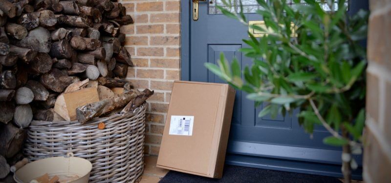 Package on doorstep