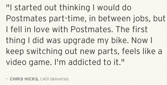 PostMates quote